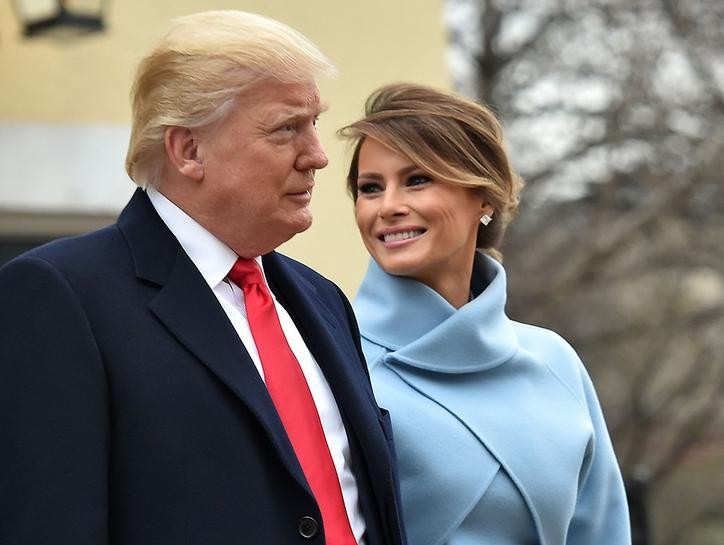 Tân Tổng thống Mỹ Donald Trump và Đệ nhất phu nhân Mỹ Melania Trump