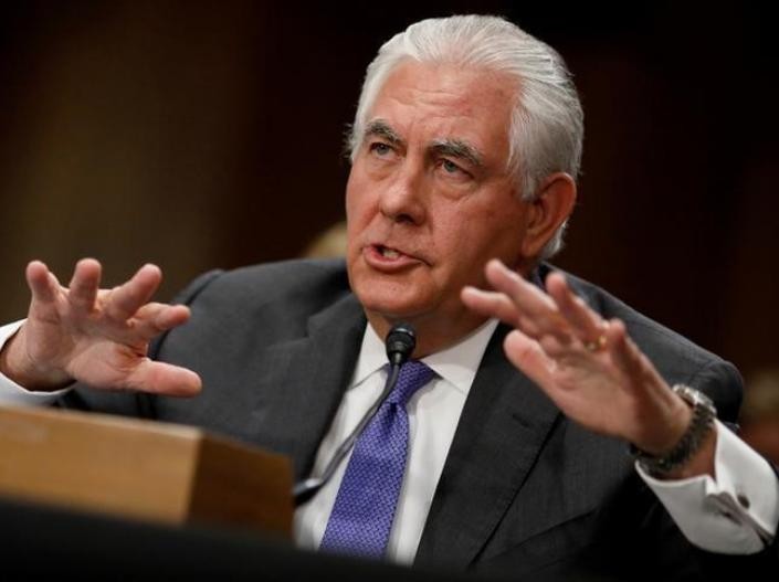 Ngoại trưởng Mỹ Rex Tillerson. Ảnh: Reuters.