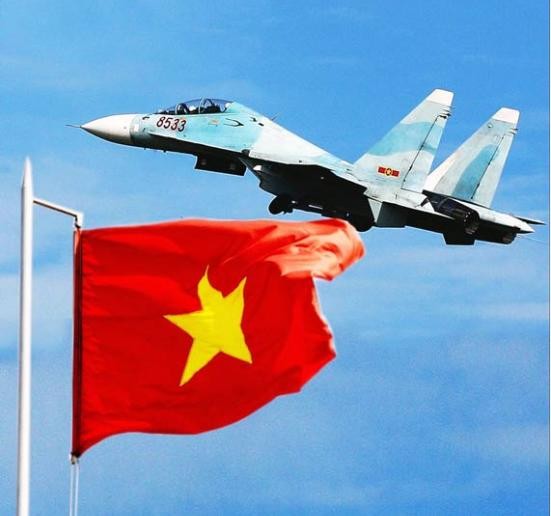 Máy bay chiến đấu Su-30 của không quân Việt Nam. Ảnh: Sina.