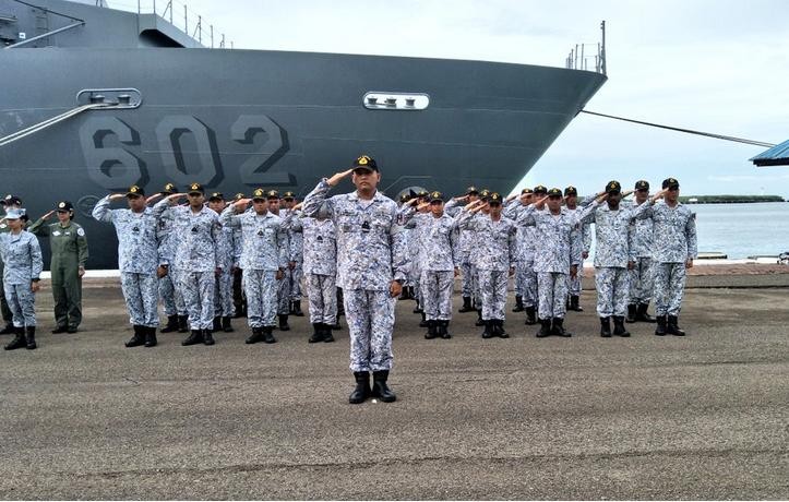 Hải quân Malaysia đã lên đường tham dự cuộc trận trận Vành đai Thái Bình Dương 2018. Ảnh: Huanqiu. Hải quân Malaysia đã lên đường tham dự cuộc trận trận Vành đai Thái Bình Dương 2018. Ảnh: Huanqiu.