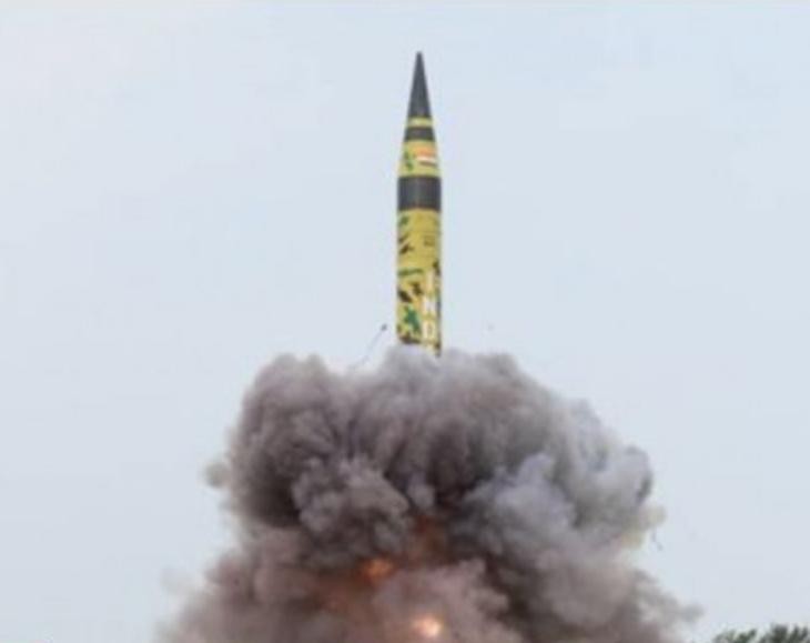 Ấn Độ cũng vừa mới bắn thử tên lửa đạn đạo tầm xa Agni-5 lần thứ 6 vào ngày 3/6/2018. Ảnh: Cankao. Ấn Độ cũng vừa mới bắn thử tên lửa đạn đạo tầm xa Agni-5 lần thứ 6 vào ngày 3/6/2018. Ảnh: Cankao.