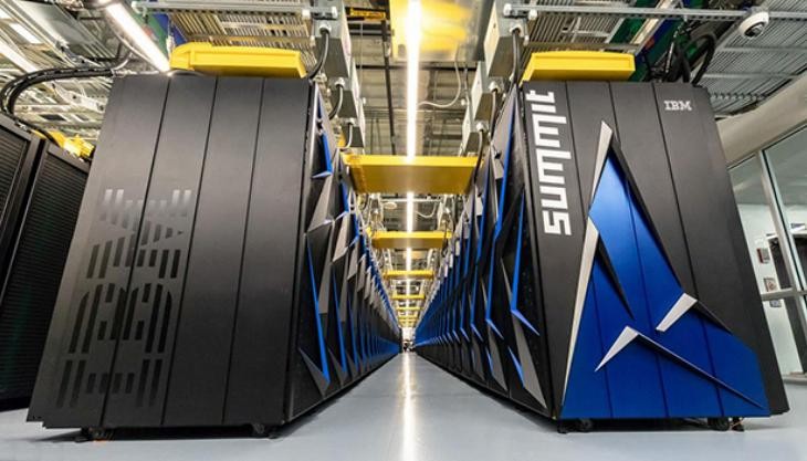 Siêu máy tính Mỹ đứng đầu thế giới. Ảnh: Yicai Global.
