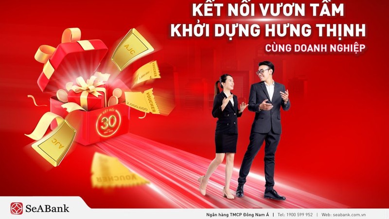 SeABank kết nối hưng thịnh, tri ân khách hàng doanh nghiệp nhân dịp 30 năm thành lập