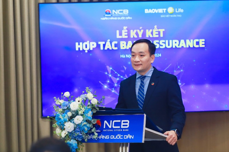 TGĐ NCB Tạ Kiều Hưng phát biểu tại lễ ký kết TGĐ NCB Tạ Kiều Hưng phát biểu tại lễ ký kết.jpg
