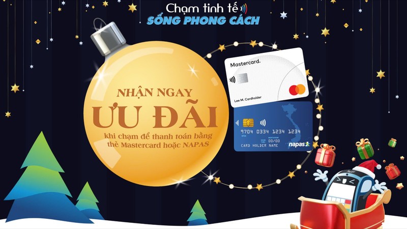 Napas, Mastercard và Payoo tung ưu đãi khuấy động mùa khuyến mãi cuối năm