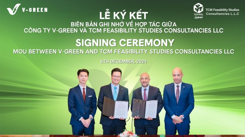 V-Green và Prime Group ký MOU phát triển 100.000 trạm sạc xe điện Vinfast tại Indonesia