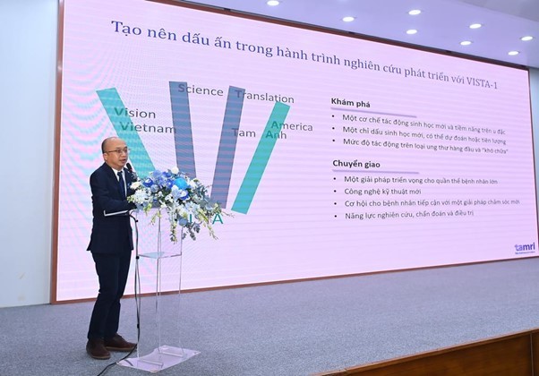 Bác sĩ Phương Lễ Trí, Giám đốc Điều hành Viện Nghiên cứu Tâm Anh, đánh giá VISTA-1 là một bước tiến quan trọng trong cuộc chiến chống ung thư Picture3.jpg