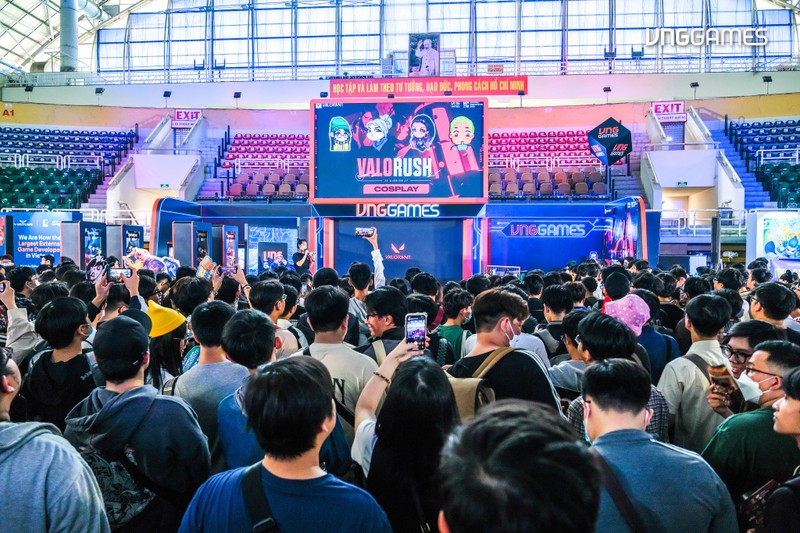 Ngày hội Game Việt Nam thu hút hàng chục ngàn bạn trẻ tham gia. Ảnh: VNG 9. Gameverse.jpg
