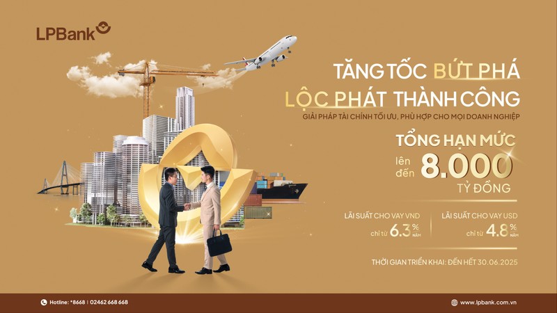 Ngân hàng Lộc Phát (LPBank) “kích hoạt” gói vay 8.000 tỷ đồng cho doanh nghiệp 