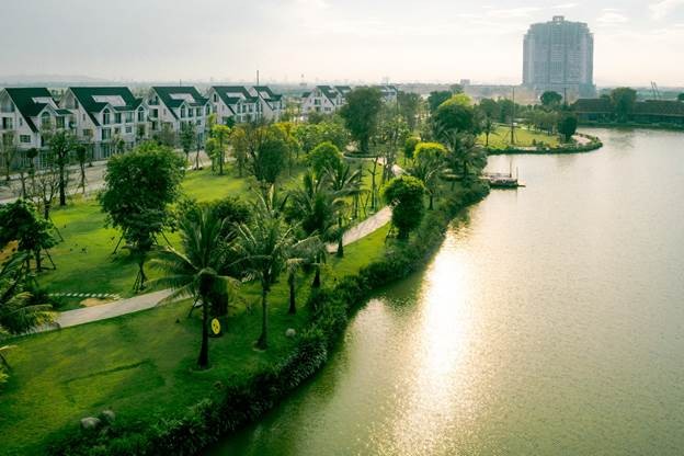 Eco Central Park có 50ha là diện tích cây xanh, mặt nước Eco Central Park có 50ha là diện tích cây xanh, mặt nước