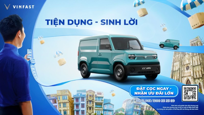 Vinfast ra mắt dòng xe chở hàng cỡ nhỏ giá từ 285 triệu đồng