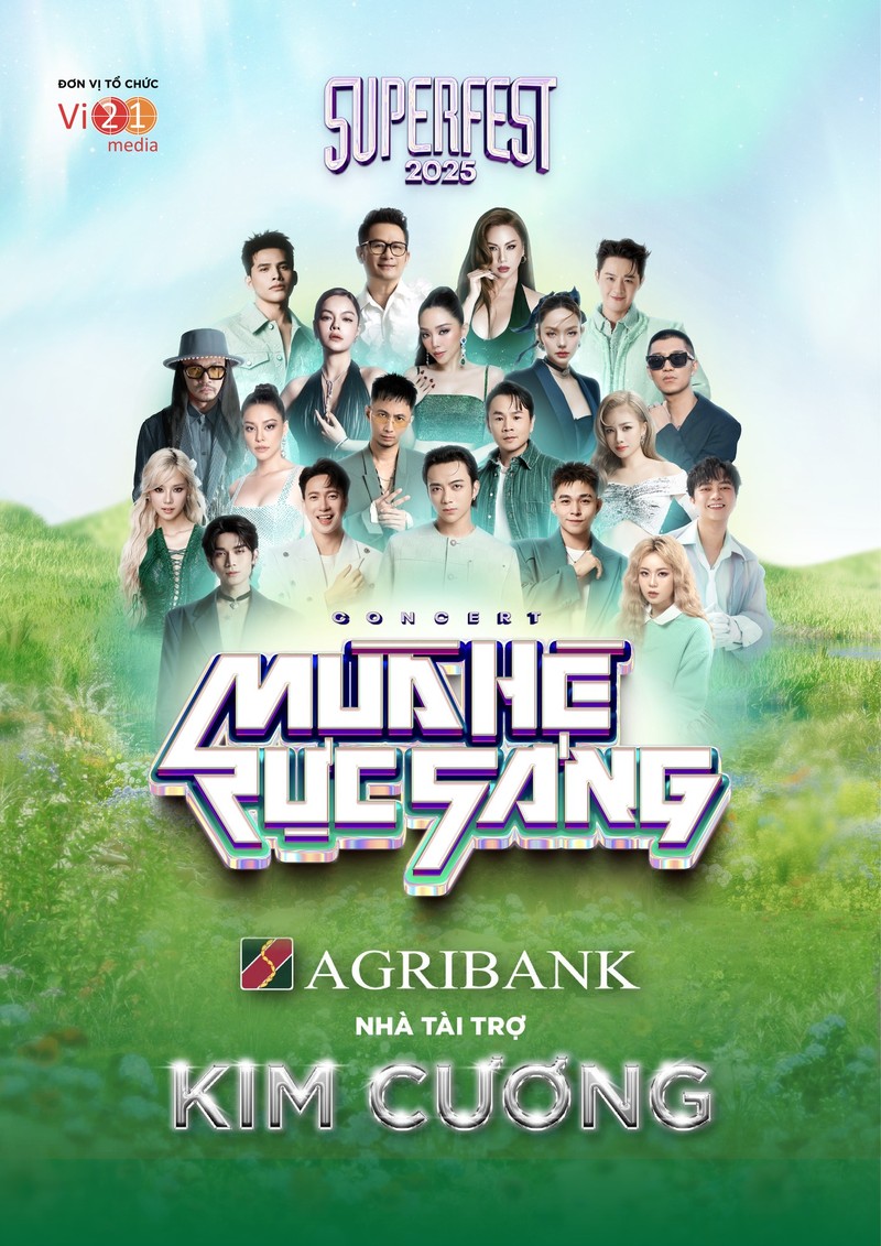 Agribank là nhà tài trợ kim cương cho Superfest - sự kiện âm nhạc đình đám nhất năm 2025 dự kiến sẽ diễn ra vào ngày 19/7/2025 tại Quảng trường Sun Carnival Hạ Long, tỉnh Quảng Ninh Ảnh 1.jpg