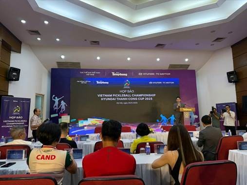 Họp báo Giải Vietnam Pickleball Championship – HYUNDAI Thành Công Cup 2025. Họp báo Giải Vietnam Pickleball Championship – HYUNDAI Thành Công Cup 2025.