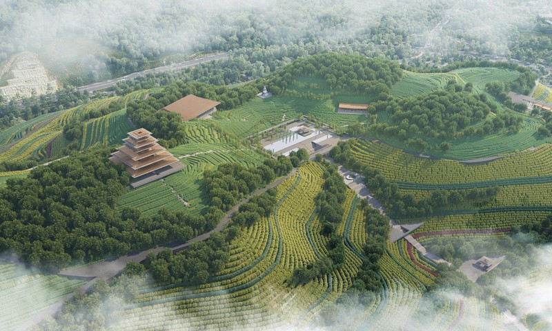 Tổ hợp công viên (cảnh quan văn hóa, tâm linh) Kim Thành là dự án chiến lược, đóng vai trò quan trọng trong việc kiến tạo diện mạo mới cho thành phố Lào Cai Ảnh 7_dự án Kim Thành.jpg