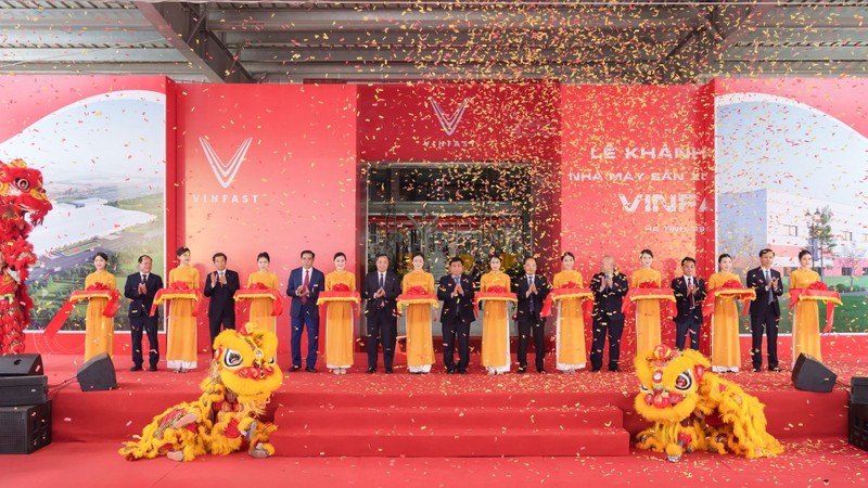 Vinfast khánh thành nhà máy sản xuất ô tô điện Hà Tĩnh