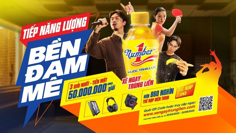Cùng Rapper Đen tiếp năng lượng, bền đam mê và bùng nổ ngày hè với loạt giải thưởng khủng tổng trị giá tới 10 tỷ đồng của Nước tăng lực Number 1 3 (2).jpg