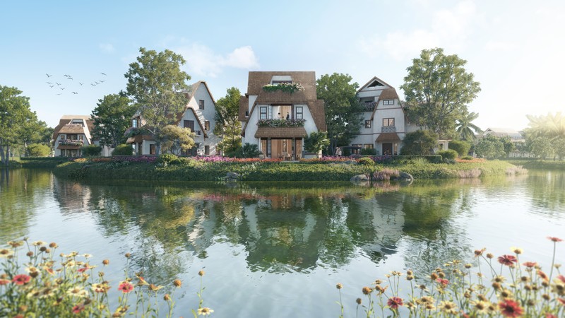 Đảo Châu Âu là phân khu cao cấp, đắt giá nhất Eco Central Park DCA- Villa DL 1 .jpg