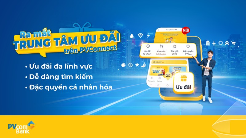 PVcomBank chính thức ra mắt “Trung tâm ưu đãi” trên ứng dụng PVConnect Ảnh minh họa 01.jpg