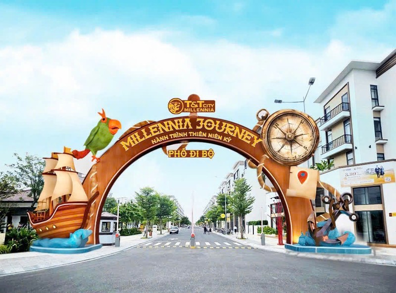 Hành trình khám phá phố đi bộ Millennia Journey sẽ đưa du khách hòa mình theo dấu chân của tiền nhân khi đi qua các trạm dừng mang đậm màu sắc Á - Âu Ảnh phố đi bộ 1.jpg