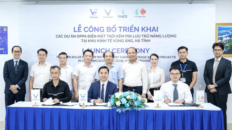 VINENERGO triển khai dự án điện mặt trời kèm pin lưu trữ cho nhà máy ô tô Vinfast