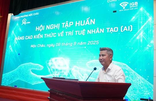 Đại diện lãnh đạo IGB Group phát biểu tại Hội nghị Đại diện lãnh đạo IGB Group phát biểu tại Hội nghị