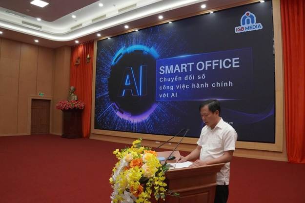Đồng chí Đinh Quốc Toàn – Phó Bí Thư Đảng uỷ, Chủ tịch UBND xã Đoan Hùng phát biểu khai mạc Đồng chí Đinh Quốc Toàn – Phó Bí Thư Đảng uỷ, Chủ tịch UBND xã Đoan Hùng phát biểu khai mạc