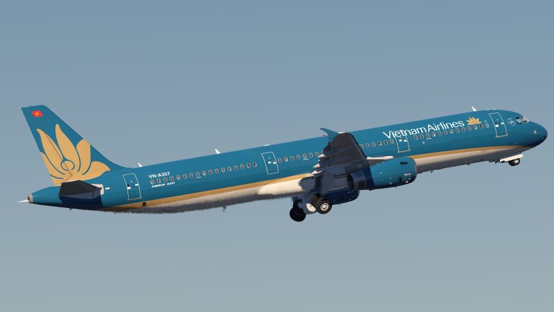 Máy bay A321 của Vietnam Airlines. Máy bay A321 của Vietnam Airlines.