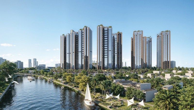 Sunshine Sky City gồm 9 tòa tháp cao 26 - 38 tầng, mang đến thị trường gần 3.500 căn hộ cao cấp. Ảnh 1 (38).jpg