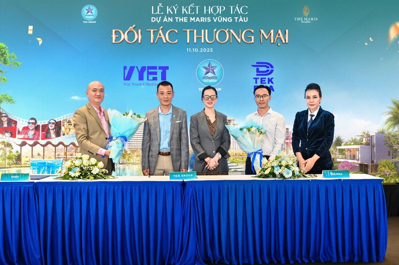 Đối tác TEK PMA ký kết thỏa thuận thiết kế thi công các khu vui chơi trong nhà và ngoài trời tại The Maris Vũng Tàu và Đối tác VYET ký kết thỏa thuận khai thác - kinh doanh - đầu tư - hợp tác các mảng dịch vụ cho cư dân The Maris Vũng Tàu z7118307493291_53d45e05b7f3a67280df6bf7e30951ef.jpg