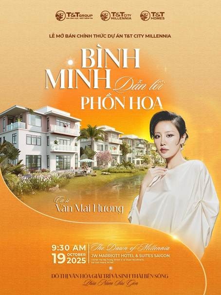 Sự kiện Lễ mở bán chính thức T&T City Millennia sẽ diễn ra sáng ngày 19/10 tại JW Marriott Hotel & Suites Saigon với nhiều ưu đãi hấp dẫn chỉ có trong ngày mở bán. Sự kiện Lễ mở bán chính thức T&T City Millennia sẽ diễn ra sáng ngày 19/10 tại JW Marriott Hotel & Suites Saigon với nhiều ưu đãi hấp dẫn chỉ có trong ngày mở bán.