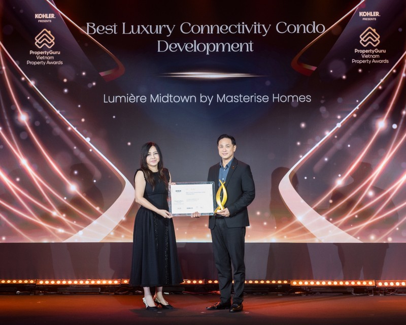 Dự án Lumière Midtown tại The Global City (TP.HCM) do Masterise Homes phát triển cũng xuất sắc nhận giải “Best Luxury Connectivity Condo Development” Hinh 3 (1).jpg