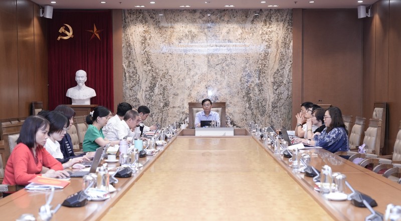 Các đại biểu tham dự Hội nghị tại điểm cầu trụ sở Petrovietnam