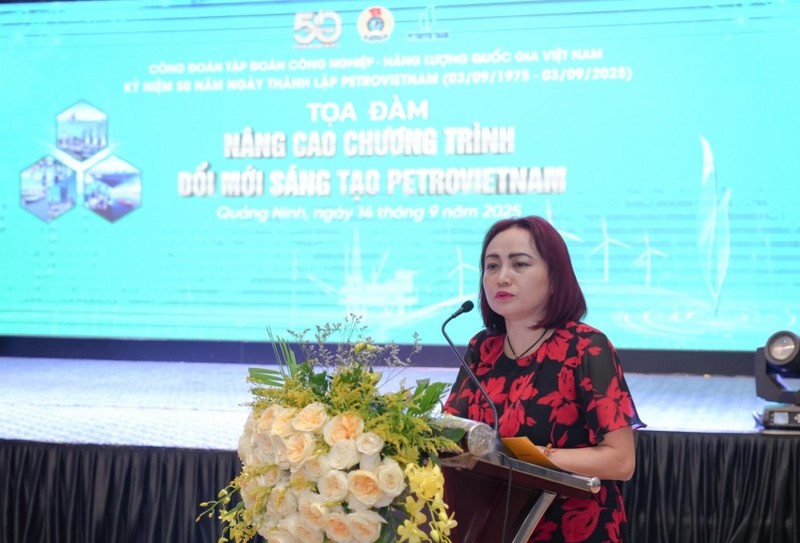 Đồng chí Nghiêm Thùy Lan kêu gọi các đại biểu tại Tọa đàm phát huy tinh thần trách nhiệm, đóng góp ý kiến thẳng thắn và hiệu quả để nâng cao chất lượng phong trào Đổi mới sáng tạo trong thời gian tới.