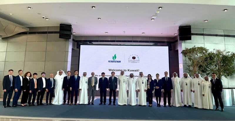 Lãnh đạo Petrovietnam và KPC tại buổi làm việc