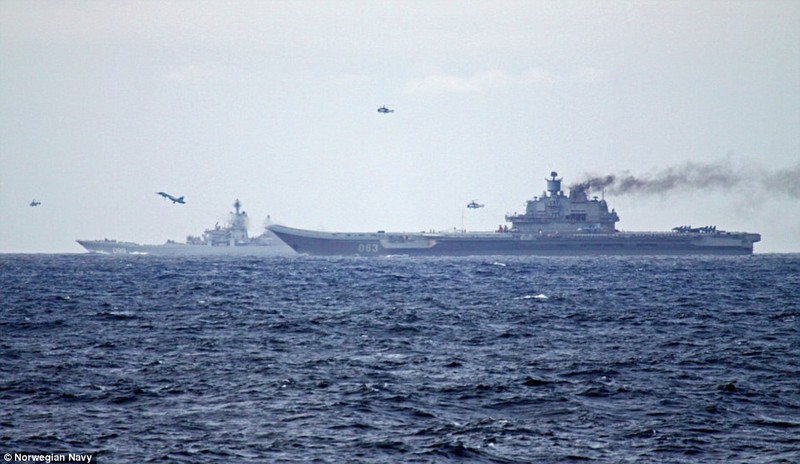 Tàu sân bay Đô đốc Kuznetsov của Nga