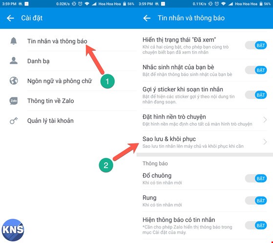 Sao lưu và phục hồi tin nhắn đã xóa trên Zalo ảnh 2