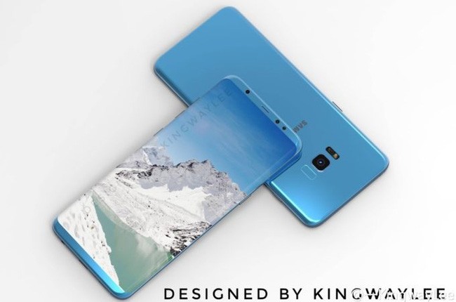 Ảnh dựng Galaxy S8 thiết kế bởi Kingway Lee (Nguồn: Weibo)