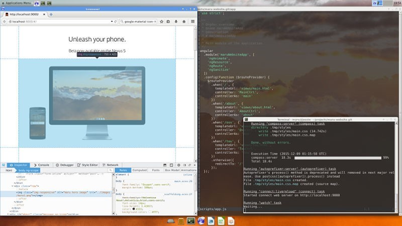 4. Maru OS:Dù vẫn còn hạn chế khi chỉ hoạt động trên điện thoại Nexus song các nhà phát triển nhận định đây là hệ điều hành có nhiều tiềm năng và tham vọng nhất hiện nay. Đặc biệt, khi cắm điện thoại đã cài sẵn Maru OS với màn hình HDMI, người dùng sẽ có ngay một chiếc máy tính để bàn gọn nhẹ, có thể mang đi bất cứ đâu. Ảnh:Maru OS. 4. Maru OS:Dù vẫn còn hạn chế khi chỉ hoạt động trên điện thoại Nexus song các nhà phát triển nhận định đây là hệ điều hành có nhiều tiềm năng và tham vọng nhất hiện nay. Đặc biệt, khi cắm điện thoại đã cài sẵn Maru OS với màn hình HDMI, người dùng sẽ có ngay một chiếc máy tính để bàn gọn nhẹ, có thể mang đi bất cứ đâu. Ảnh:Maru OS.