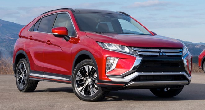 Eclipse Cross có phần đầu đặc trưng của Mitsubishi.