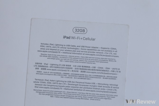 Trên tay iPad 9.7 2017 mới về Việt Nam, giá từ 9,75 triệu đồng ảnh 2 Trên tay iPad 9.7 2017 mới về Việt Nam, giá từ 9,75 triệu đồng ảnh 2