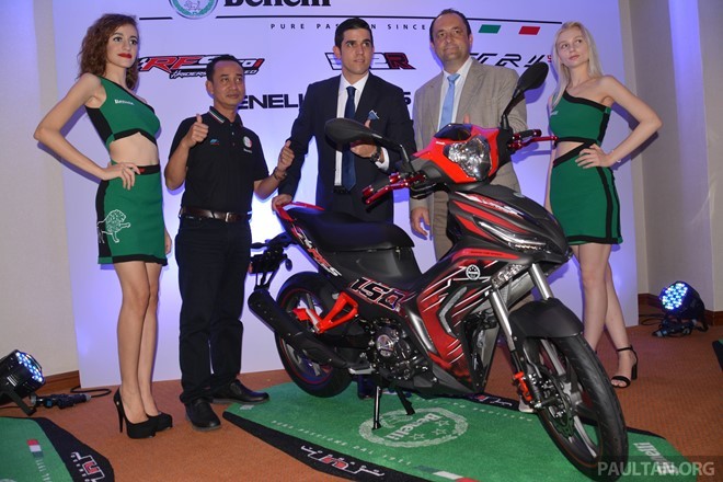 Benelli RFS150i 2017 vừa ra mắt ở Malaysia.