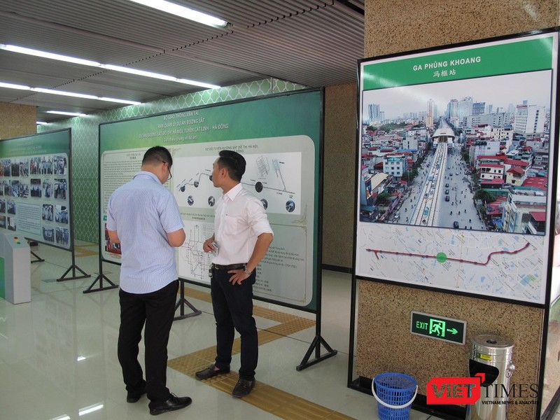 Cận cảnh nhà ga, tàu mẫu đường sắt trên cao Cát Linh - Hà Đông  ảnh 6