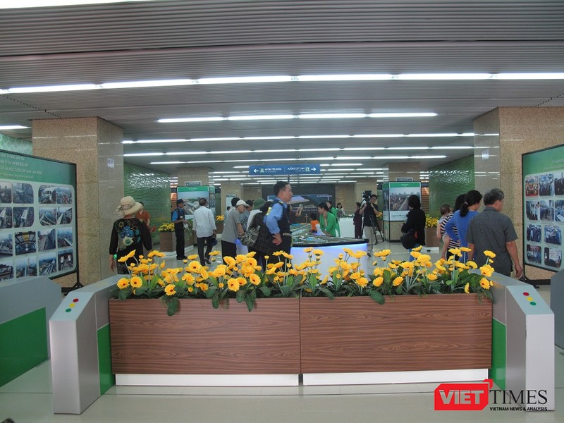 Cận cảnh nhà ga, tàu mẫu đường sắt trên cao Cát Linh - Hà Đông  ảnh 7