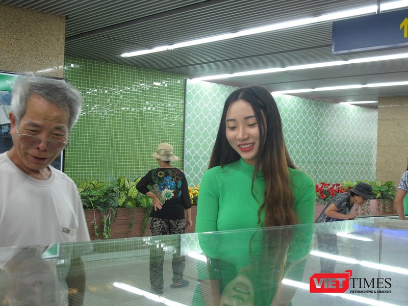 Cận cảnh nhà ga, tàu mẫu đường sắt trên cao Cát Linh - Hà Đông  ảnh 13