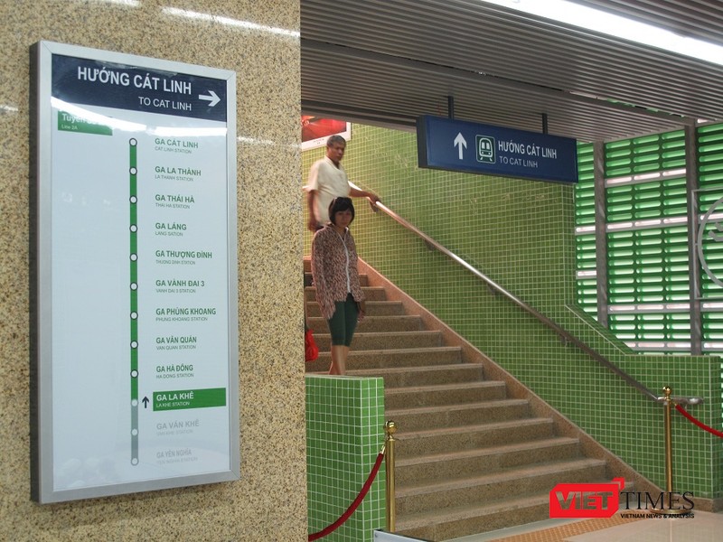 Cận cảnh nhà ga, tàu mẫu đường sắt trên cao Cát Linh - Hà Đông  ảnh 14