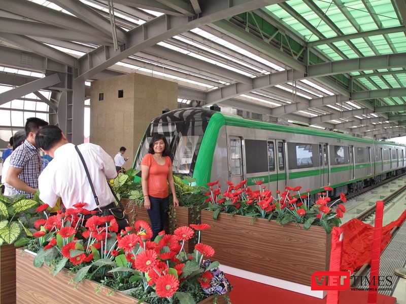 Cận cảnh nhà ga, tàu mẫu đường sắt trên cao Cát Linh - Hà Đông  ảnh 20