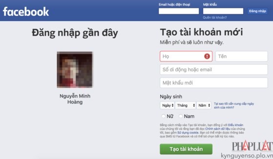 Cách đăng nhập Facebook không cần mật khẩu