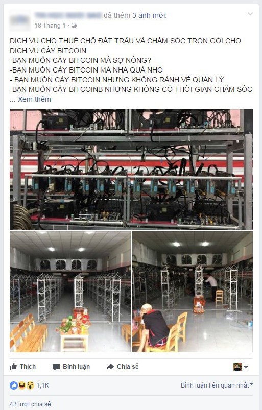 'Chan trau thue' de dao Bitcoin gia 1,7 trieu/thang o Sai Gon hinh anh 1