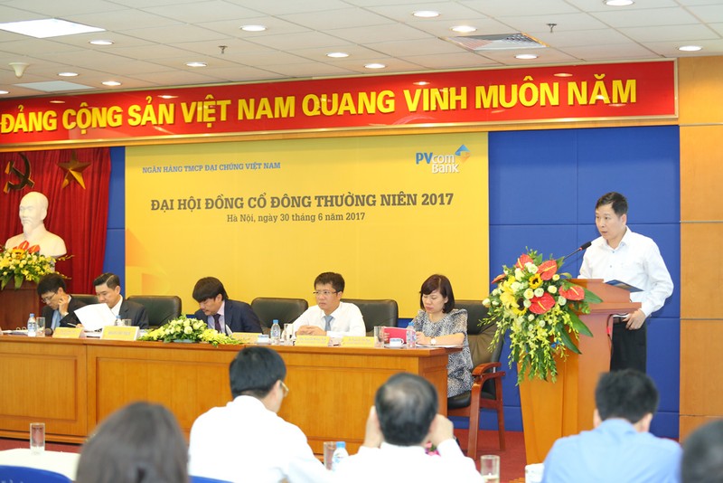 Đại hội đồng cổ đông thường niên PVcomBank năm 2017.