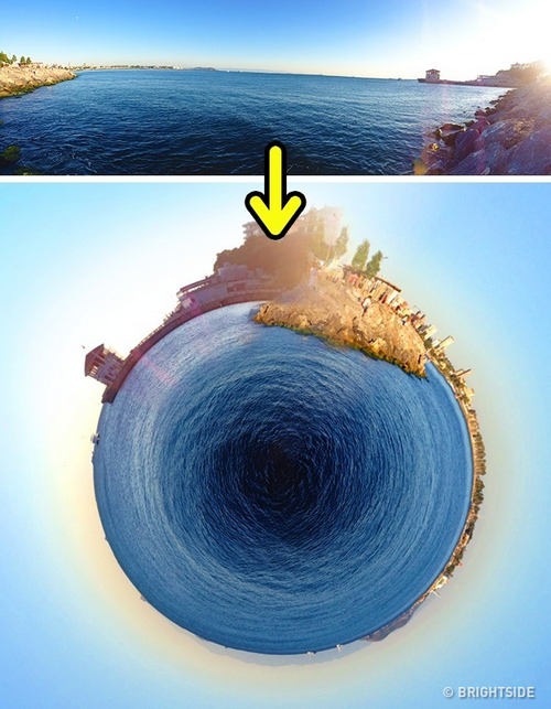 Một số ứng dụng có thể tạo hiệu ứng "hành tinh thu nhỏ" khá hay, bạn có thể áp dụng nó trước khi khoe hình ảnh với bạn bè. meo-nho-tao-anh-chup-an-tuong-tu-smartphone-7